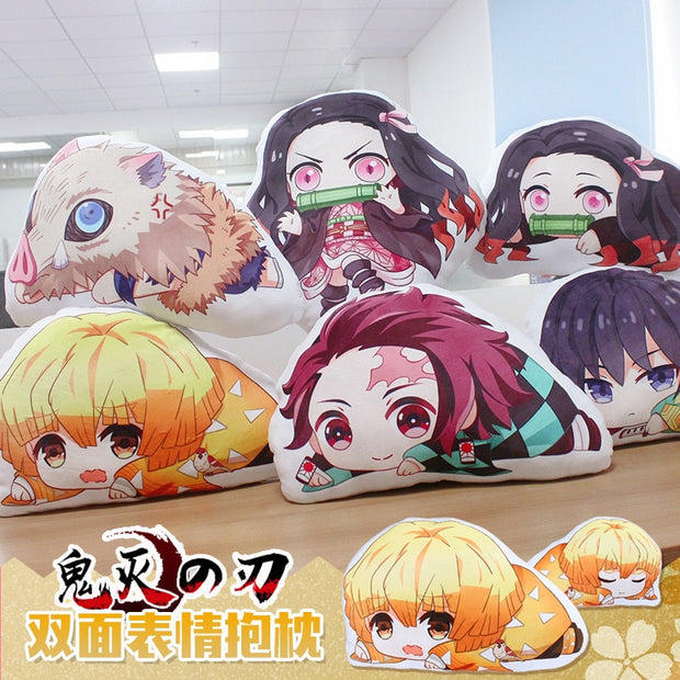 Anime Demon Slayer Kimetsu no Yaiba Kamado Nezuko Cosplay Doll Plush Stuffed Cushion Throw Pillow Toy Gift NEW Nezuko Tanjirou - Vintagebrandclothingline