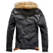Denim Jacket Men Winter Clothing Hooded Parka Coats Retro Jacket Nagymaros Collar Jaqueta Masculino 2020 Mens Streetwear - Vintagebrandclothingline