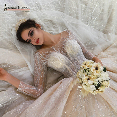 Princess luxe wedding dress - Vintagebrandclothingline