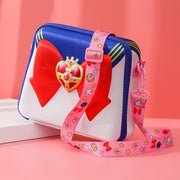Anime Tsukino Usagi 3D Cartoon Bow Shoulder Bag Makeup Pouch Lolita Girls Creative Zipper high-capacity Travel Crossbody Bags - Vintagebrandclothingline