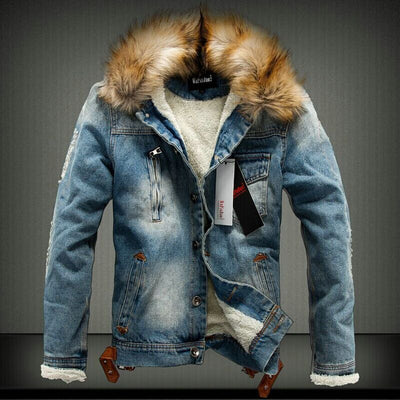 Denim Jacket Men Winter Clothing Hooded Parka Coats Retro Jacket Nagymaros Collar Jaqueta Masculino 2020 Mens Streetwear - Vintagebrandclothingline
