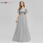 A-Line Sparkle Evening Dress - Vintagebrandclothingline