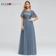 A-Line Sparkle Evening Dress - Vintagebrandclothingline