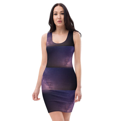 Galaxy Dress Sublimation Cut & Sew Dress - Vintagebrandclothingline