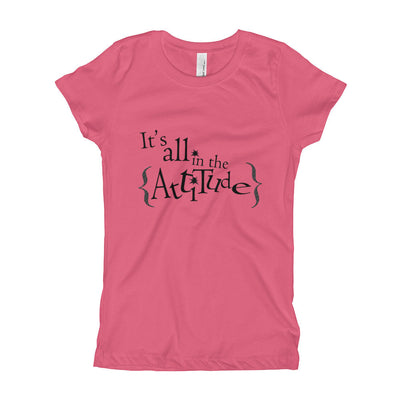 It’s all in the attitude Girl's T-ShirtVintagebrandclothingline