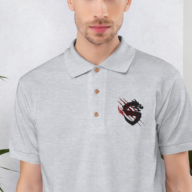 Embroidered Polo Shirt - Vintagebrandclothingline