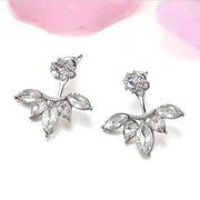 2020 New Crystal Flower Drop Earrings for Women Fashion Jewelry Gold colour Rhinestones Earrings Gift for Party Best Friend - Vintagebrandclothingline
