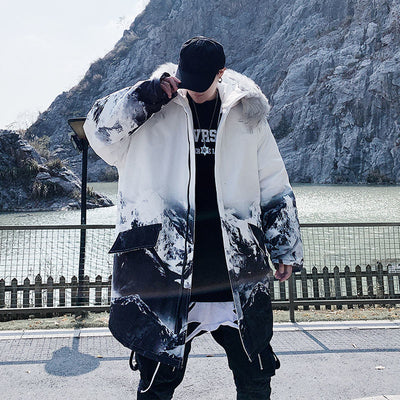 Privathinker 2020 Winter New Parkas Casual Oversize Warm Coat Man Hip Hop Hooded Clothing Male Thicken Zipper Camouflage Parka - Vintagebrandclothingline