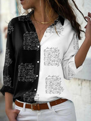 Fashion new shirt women temperament long-sleeved woman shirt casual loose top - Vintagebrandclothingline