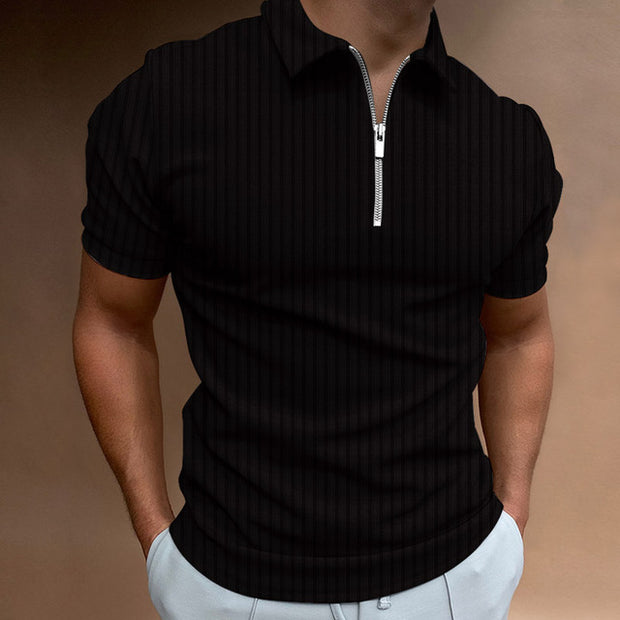 2022 Summer Stripe Men&#39;s Polo Shirt 2021 Men Solid Polo Shirts Brand Men Short-Sleeved Shirt Summer Shirt Man Clothing - Vintagebrandclothingline