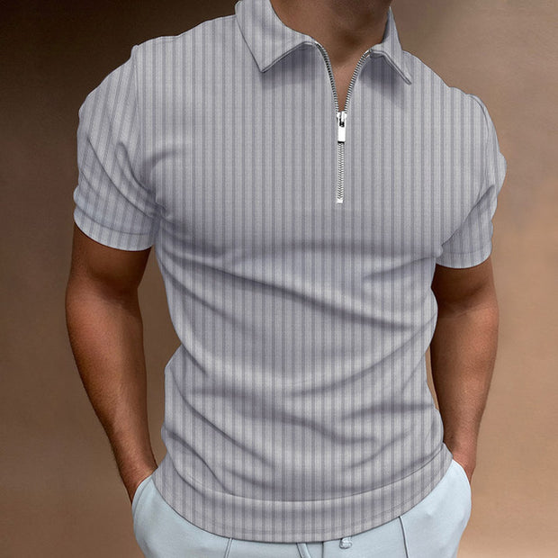 2022 Summer Stripe Men&#39;s Polo Shirt 2021 Men Solid Polo Shirts Brand Men Short-Sleeved Shirt Summer Shirt Man Clothing - Vintagebrandclothingline