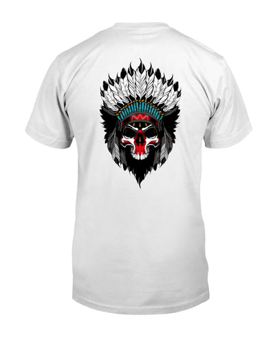 Hanes Skull Chief Tagless T-Shirt - Vintagebrandclothingline