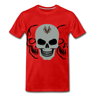 Men's Skull illustion Shirt Premium T-ShirtVintagebrandclothingline