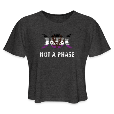 Women's Not A Phase Cropped T-Shirt - deep heather