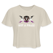 Women's Not A Phase Cropped T-Shirt - dust