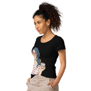 Women’s pop up Style  organic t-shirt
